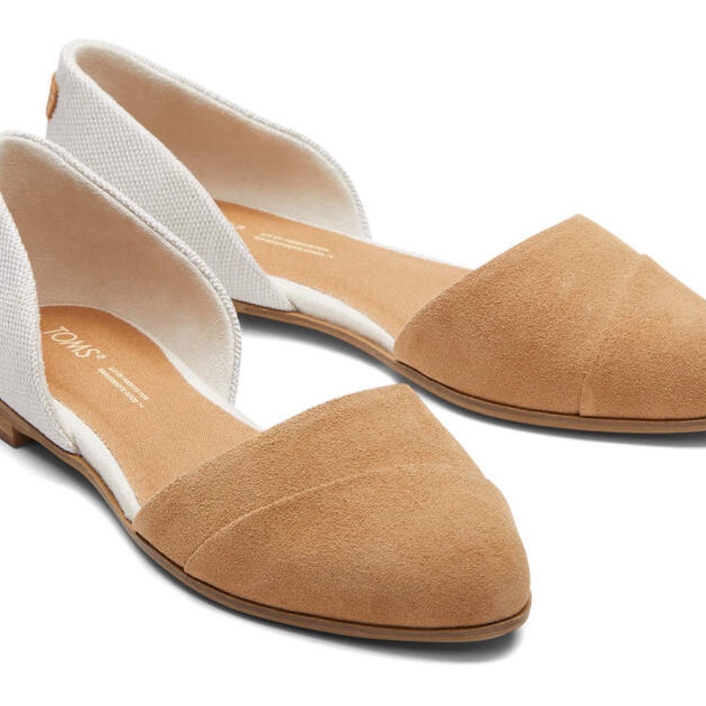 NEW unworn Toms Jutti D'orsay Flat 9.5